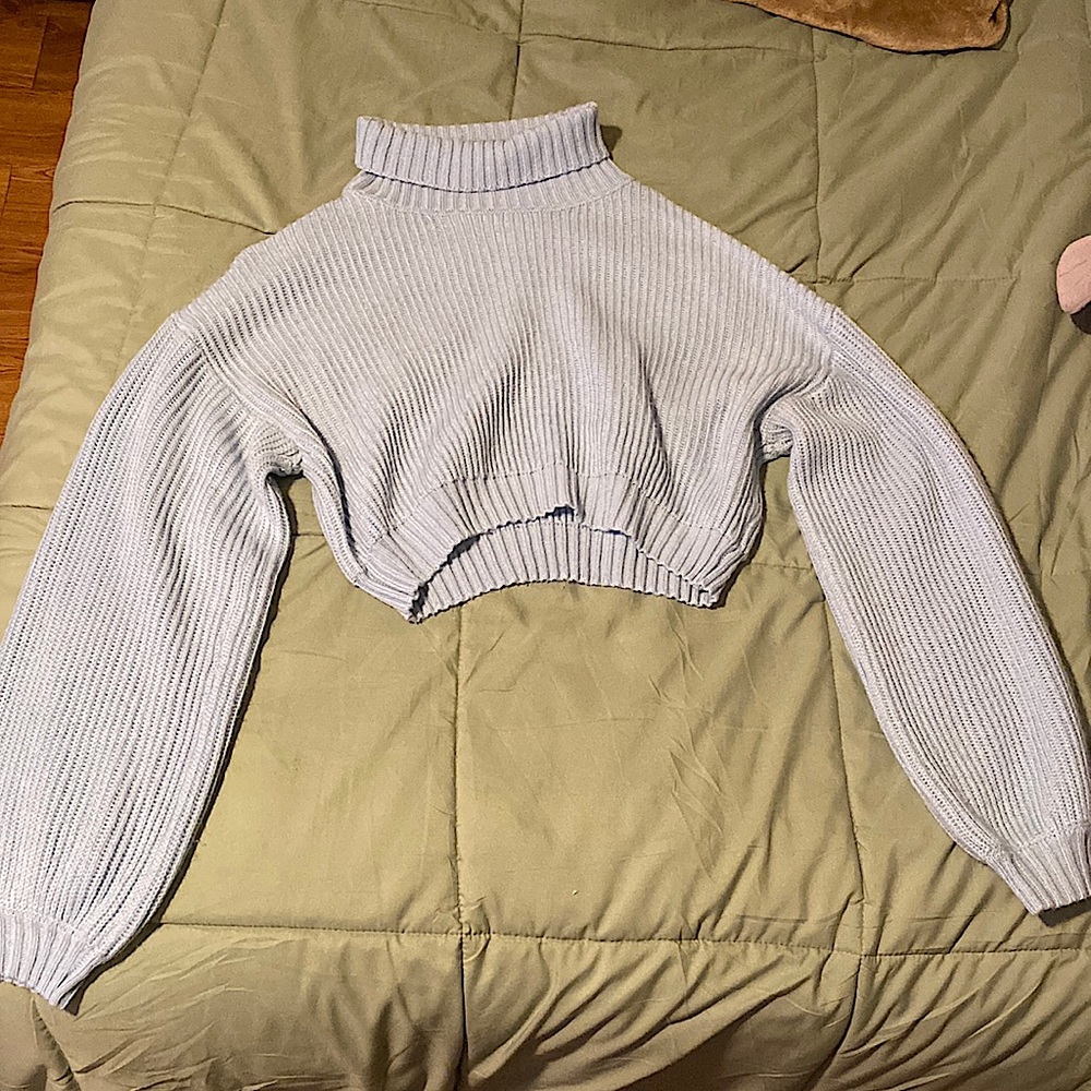 Blue sweater. Size small